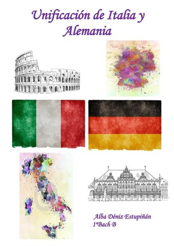UNIFICACIÓN ENTRE ITALIA  Y ALEMANIA