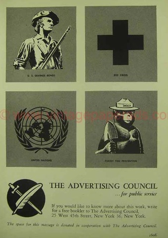 WWII ends, Ad Council continues public service ads