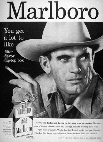 Leo Burnett creates the Marlboro Man campaign