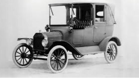 The car was invented