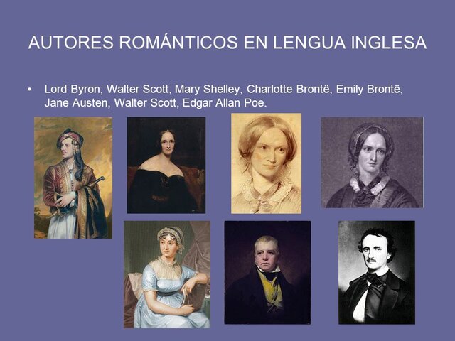 CENTURY XIX Emergence of the Victorian novel and Romanticism.