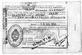 Leyes sobre emigración (acuerdo de Transferencia, informe del departamento de "Asuntos judíos")