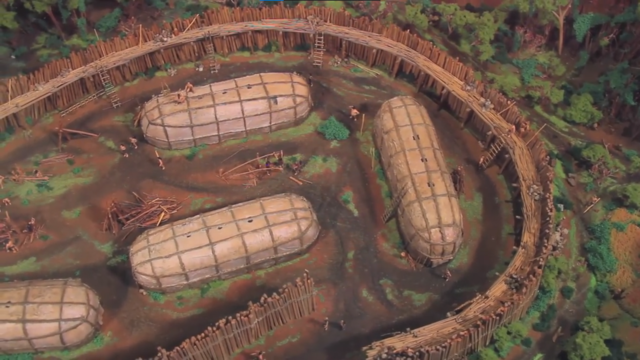 Los Iroqueses y la casa larga (Siglo IX-X)