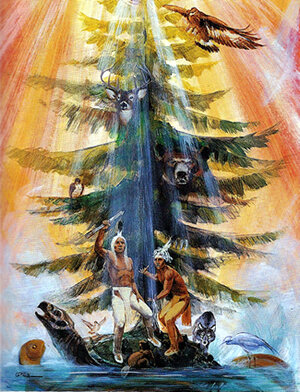 Iroqueses y la Creación del mundo  (Siglo IX-X)