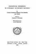 Publicación de Statistical Inference in Dynamic Economic Models