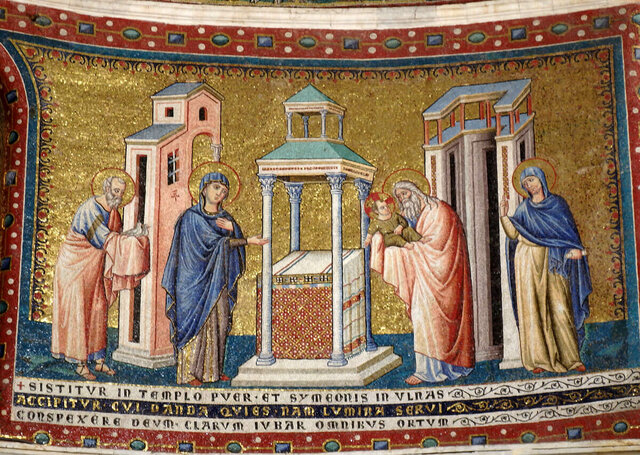 MOSAICI DI SANTA MARIA IN TRASTEVERE -PIETRO CAVALLINI-