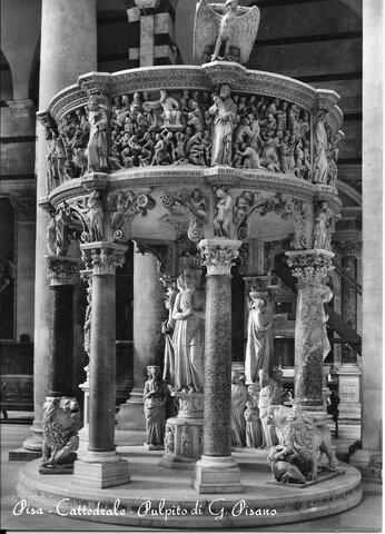 PULPITO DELLA CATTEDRALE DI PISA -GIOVANNI PISANO-