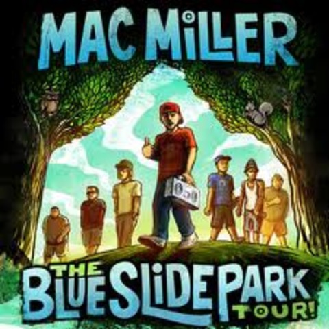 announced the title of his first album Blue Slide Park on his YouTube channel