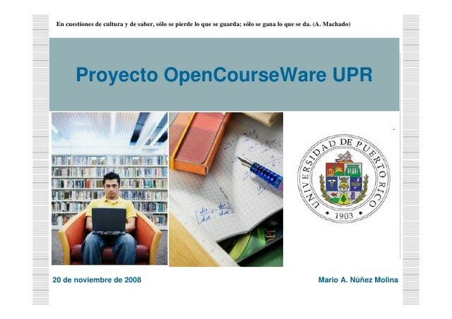 OpenCourseWare