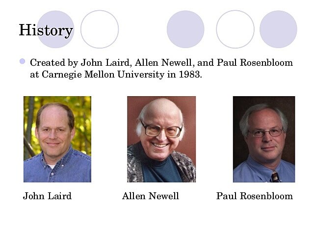 Allen Newell, John Laird, y Paul Rosenbloom en SOAR