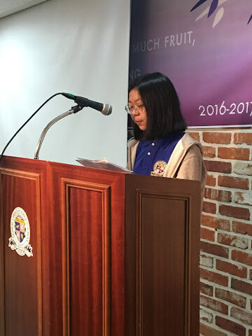 Making a Speech for Class Presdient