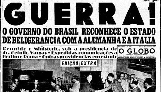 Brasil declara guerra à Alemanha