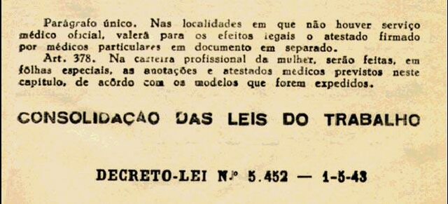 Criação da CLT (Consolidação das Leis do Trabalho)