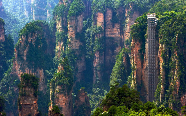 El ascensor Bailong (China)