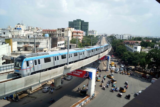 Metro de Hyderabad (India)