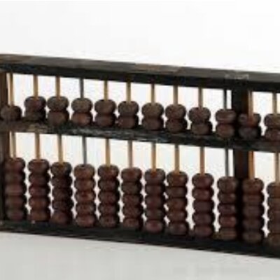 Timeline: 4.000 A.C Abaco, aparato donde se movian piedras que auxiliaban en los calculos