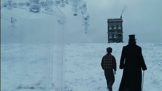 Middle of Nowhere, inside Wonka's father's house.