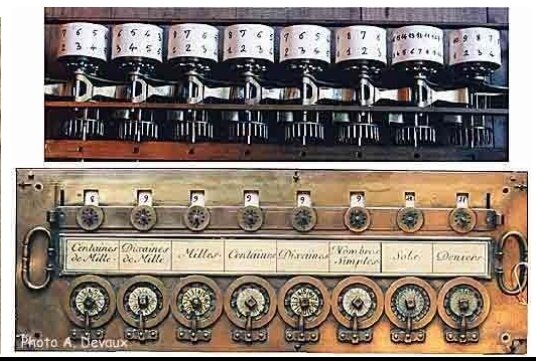 Blaise Pascal, inventó la primer máquina de sumar "la pascalina"