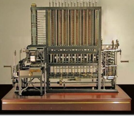 Charles Babbage, diseñó la máquina analítica que podía sumar, dividir, restar y multiplicar. Almacenar datos en una memoria e imprimir resultados.