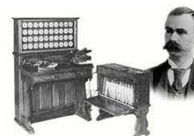 Herman Hollerith, crea un sistema de memorias. La Tabuladora de Hollerith