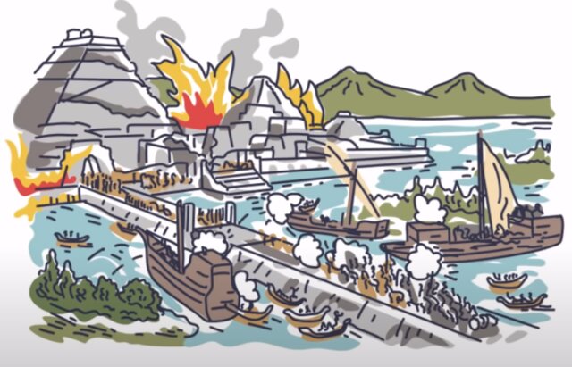 La caída de Tenochtitlan