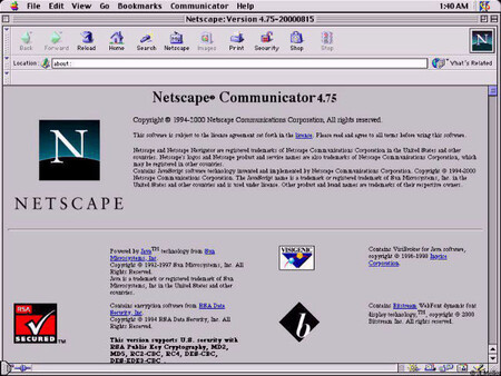 Primer navegador. Netscape