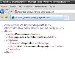Creación de XML
