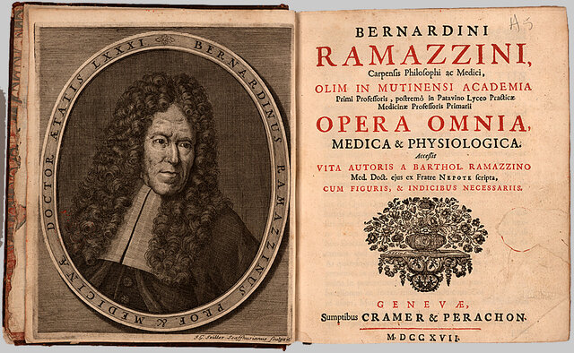 Bernardino Ramazzini  (1600 - 1799)