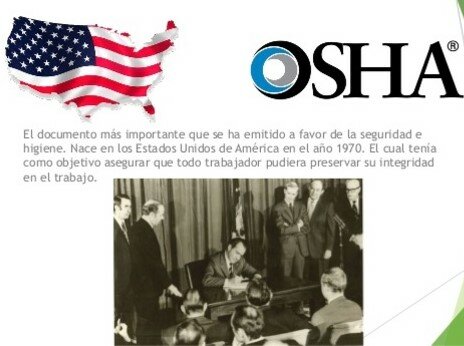 La Ley de Seguridad e Higiene Ocupacional en EEUU (Ley OSHA)
