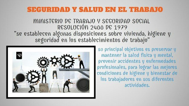 Ley 9 1979 , Salud Ocupacional