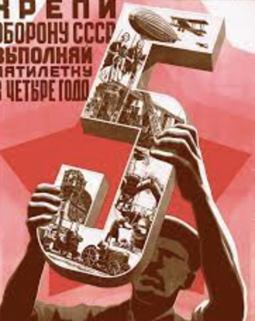 Début du premier plan quinquennal