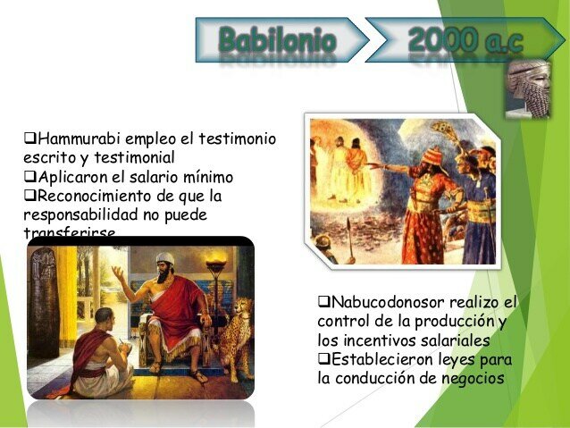 Nabucodonosor Control de la producción