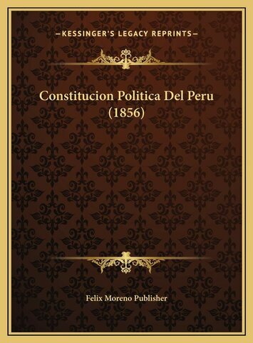 Constitución Peruana de 1856