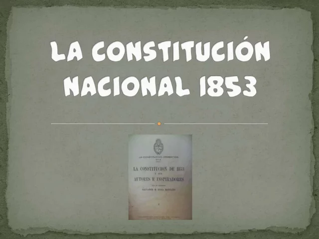 Constitución Política 1853