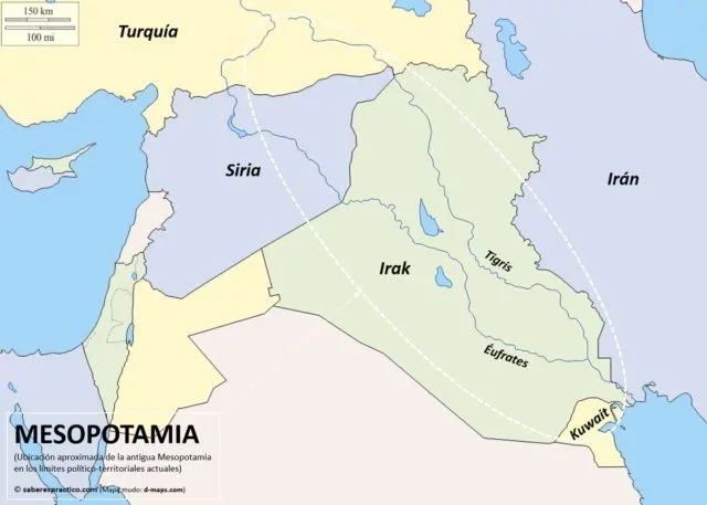 Mesopotamia - Ubicación espacial