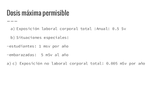 Concepto de dosis máxima permisible