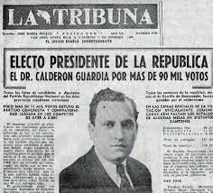 Llegada al Poder de Calderón Guardia