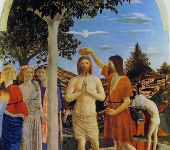 Battesimo di Cristo, Piero Della Francesca
