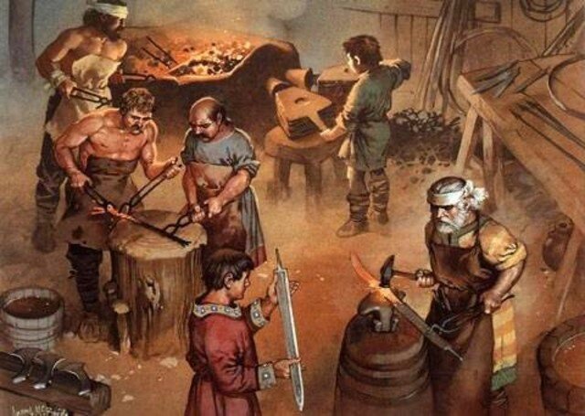 Los reyes perdieron  el monopolio de la producción de suministro de bronce.