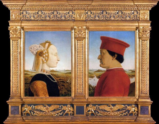 Dittico dei duchi di Urbino, Piero Della Francesca