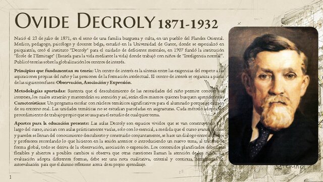 Ovide Decroly 1871-1932