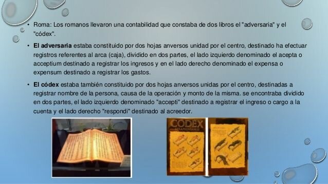Siglo I: Libros Adversia y Codex.