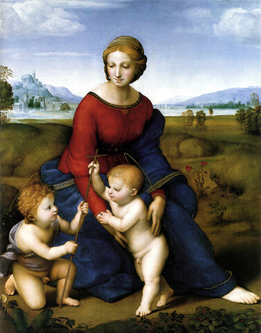 Madonna del Belvedere, Raffaello