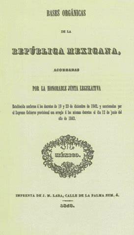 1843 Bases Orgánicas de la República Mexicana