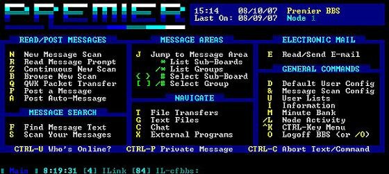 Se intercambian BBS (Bulletin Board Systems)