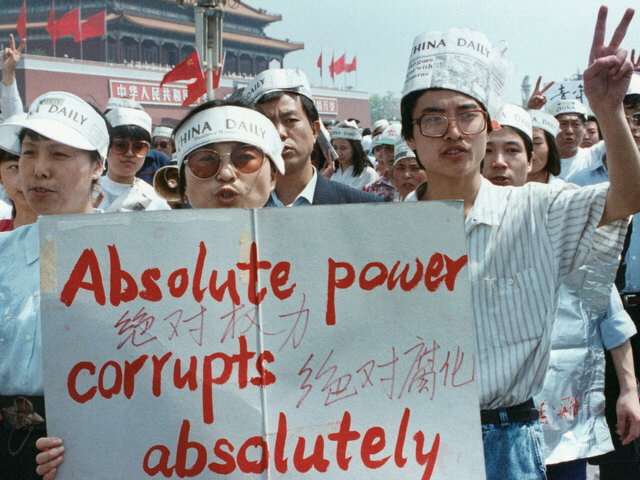 Revuelta de Tiananmén.