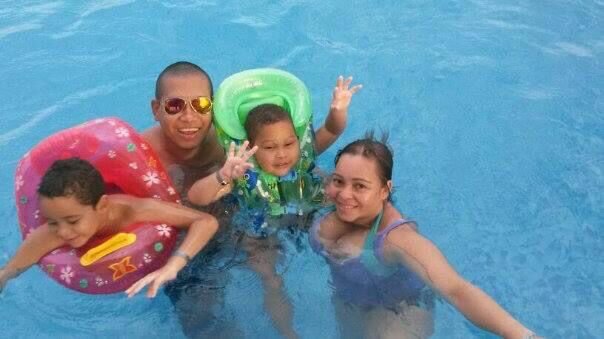 my first time in the pool