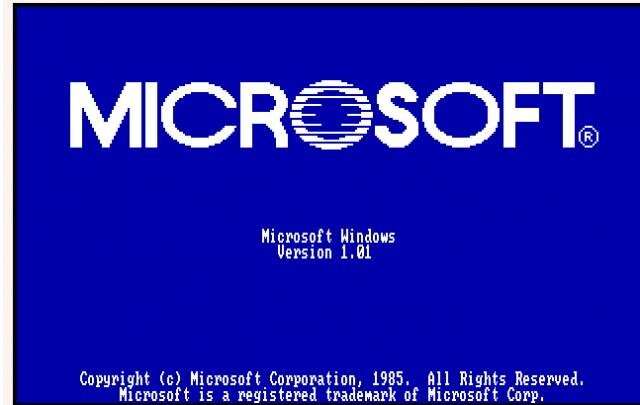 Micrsoft introduces the Windows Operating System to the software market.
