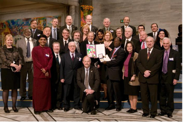 The IPCC awarded the Nobel Peace Prize