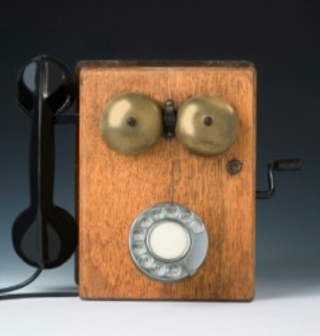 The telephone was introduced